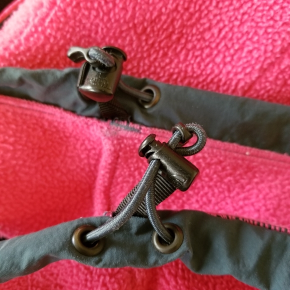 The North Face Iconic Polartec fleece Denali Jacket Pink Gray S - Picture 12 of 13